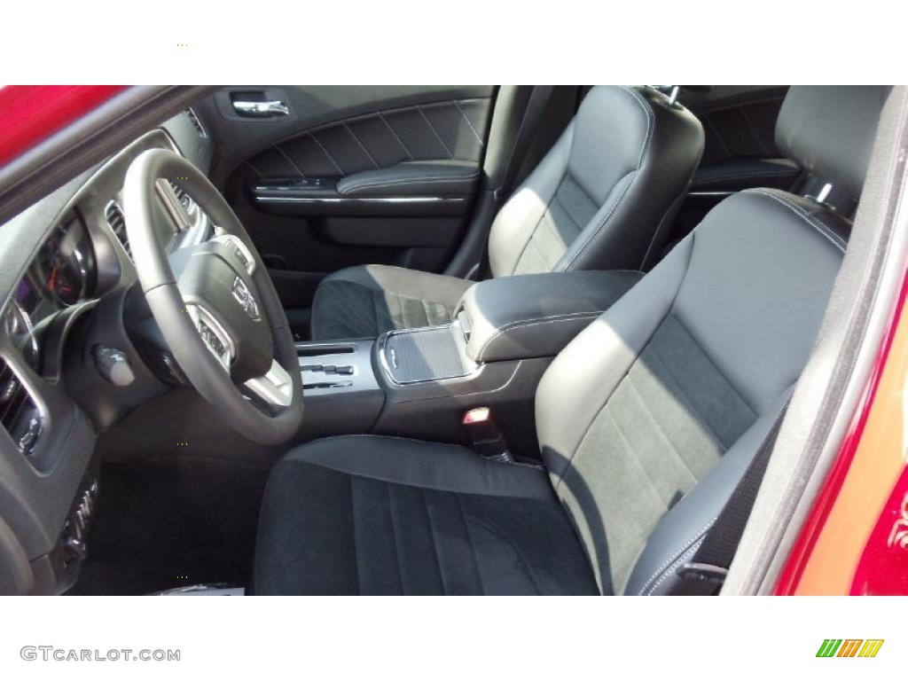 Black Interior 2011 Dodge Charger R/T Road & Track Photo #47153853