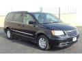 2011 Brilliant Black Crystal Pearl Chrysler Town & Country Touring  photo #3