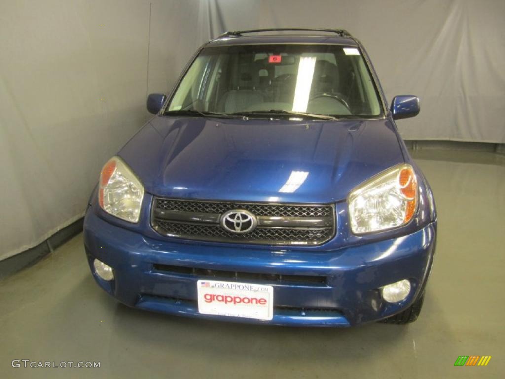 2005 RAV4 4WD - Spectra Blue Mica / Dark Charcoal photo #2