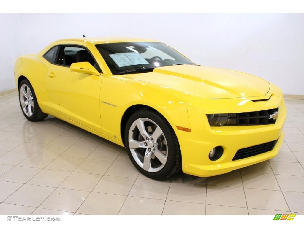 Rally Yellow 2010 Chevrolet Camaro SS/RS Coupe Exterior Photo #47156058