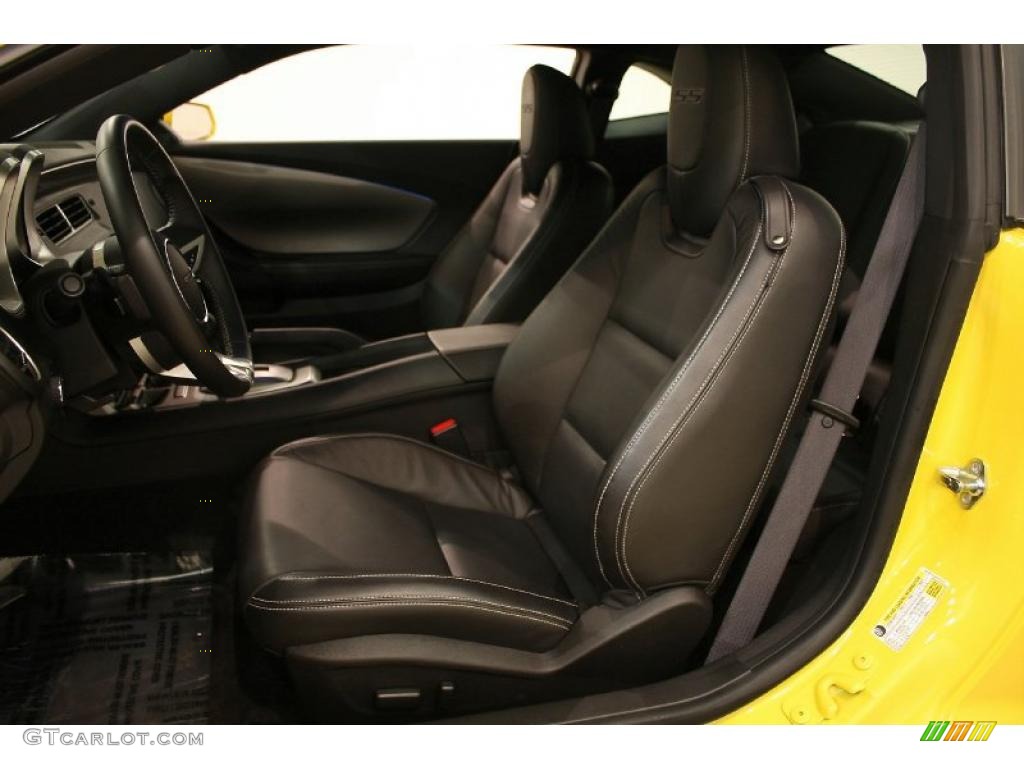 Black Interior 2010 Chevrolet Camaro SS/RS Coupe Photo #47156100