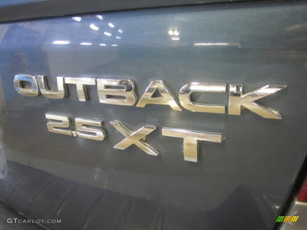 2005 Outback 2.5XT Wagon - Atlantic Blue Pearl / Off Black photo #15