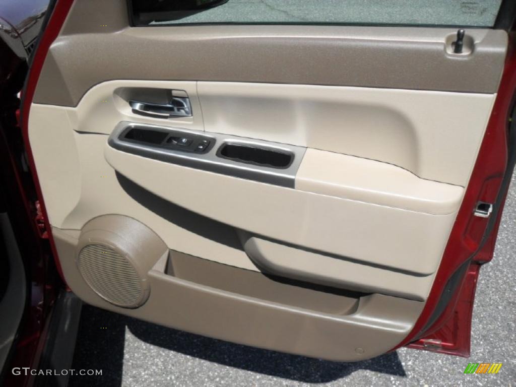 2008 Jeep Liberty Limited Pastel Pebble Beige Door Panel Photo #47158671