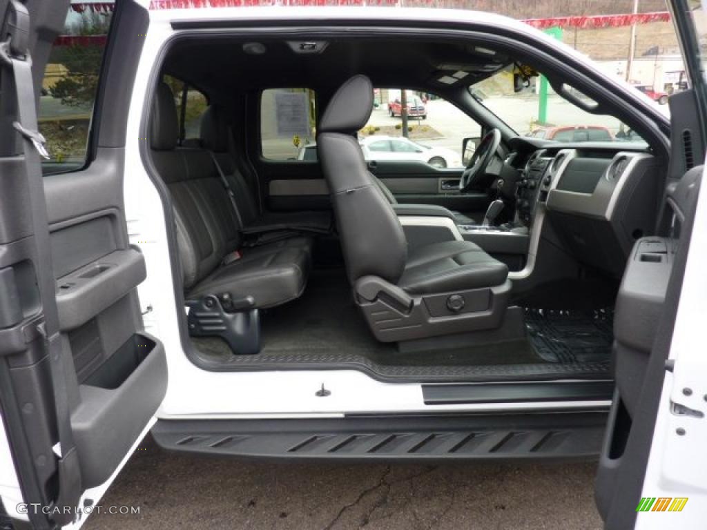 Raptor Black Interior 2010 Ford F150 SVT Raptor SuperCab 4x4 Photo #47158911