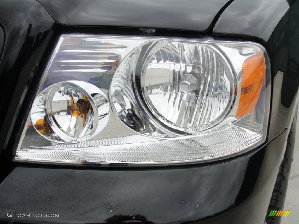 2005 F150 XLT SuperCrew - Black / Medium Flint Grey photo #10