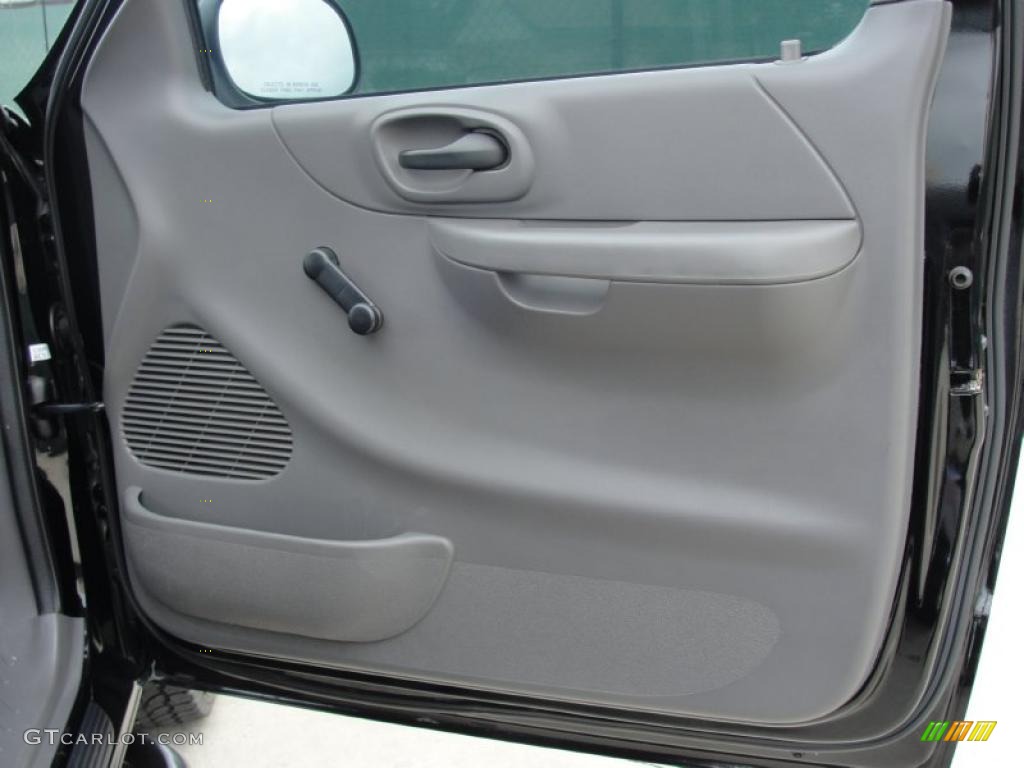 2002 Ford F150 Sport Regular Cab Dark Graphite Door Panel Photo #47159988