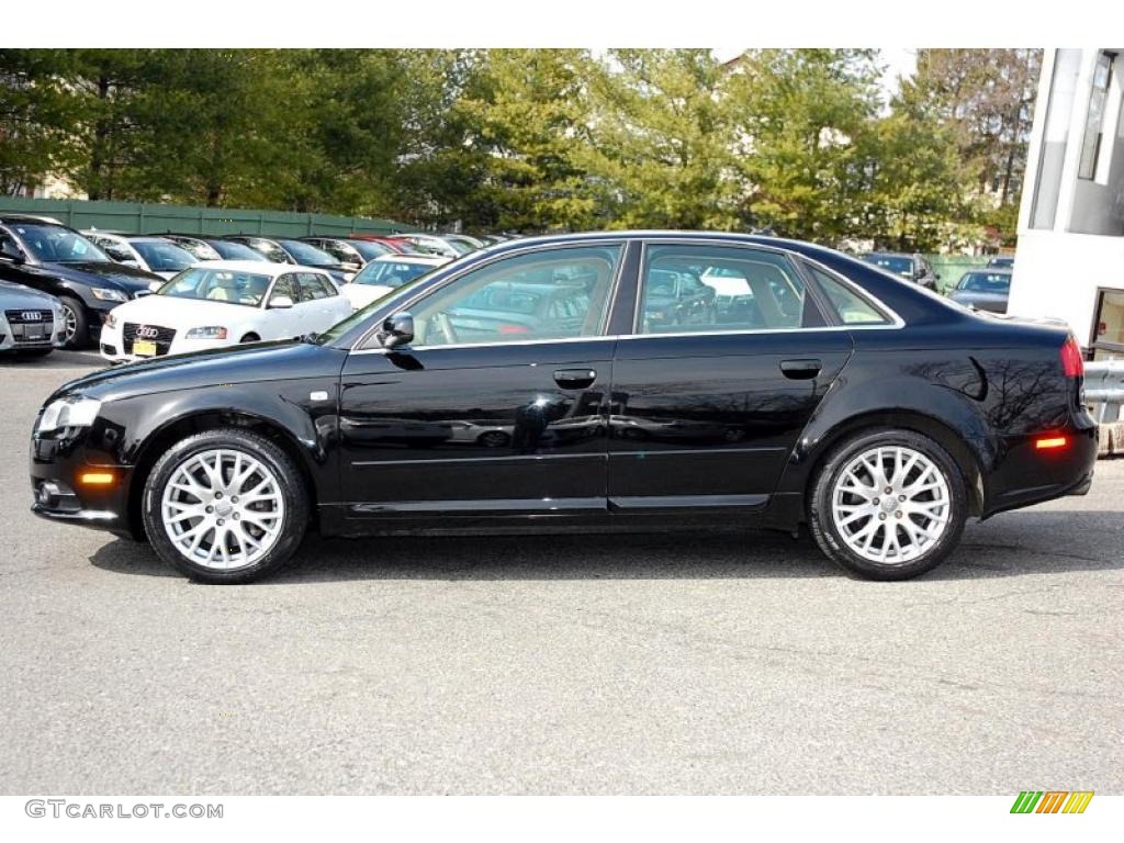 Brilliant Black 2008 Audi A4 2.0T Special Edition quattro Sedan Exterior Photo #47160318