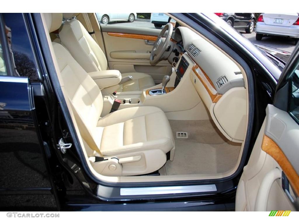 Beige Interior 2008 Audi A4 2.0T Special Edition quattro Sedan Photo #47160531