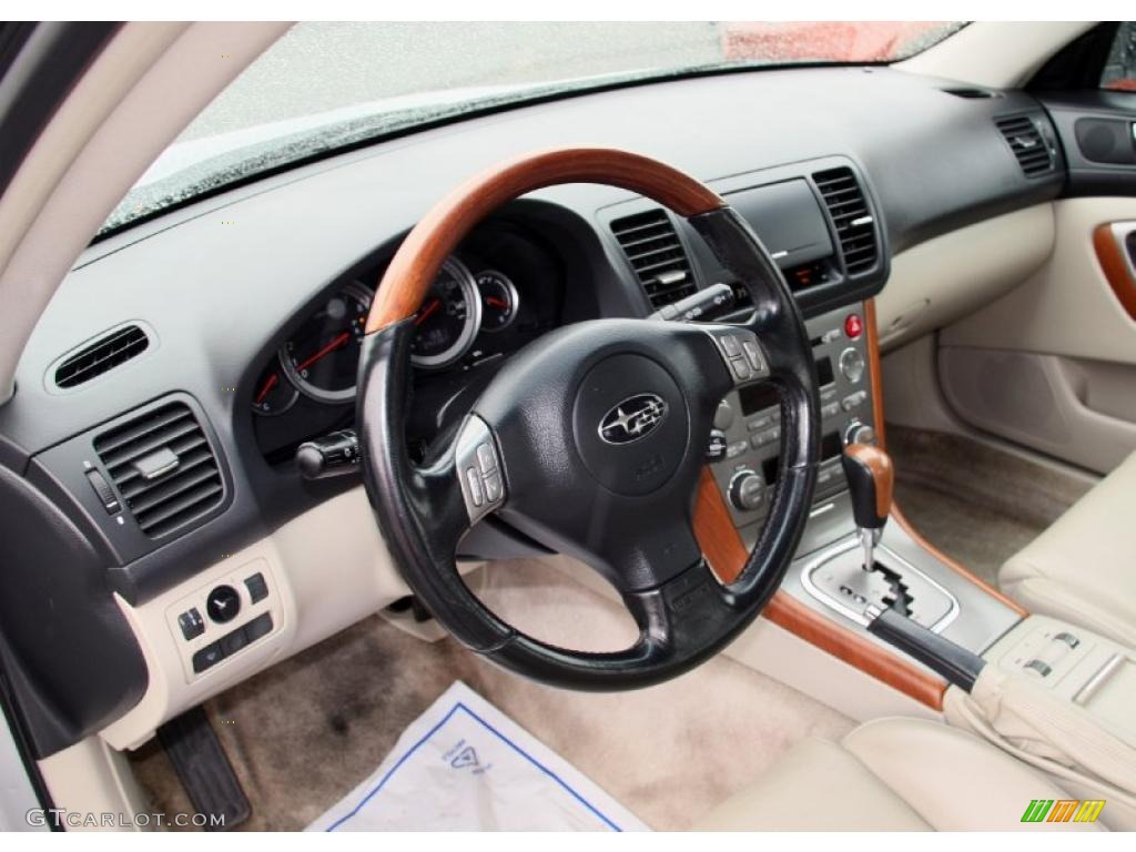 Taupe Interior 2005 Subaru Outback 3.0 R Sedan Photo #47160882