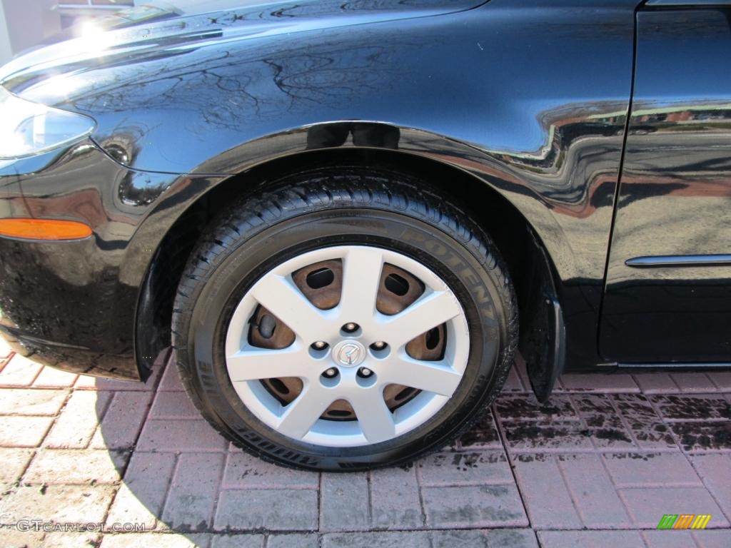 2006 MAZDA6 i Sedan - Onyx Black / Beige photo #8