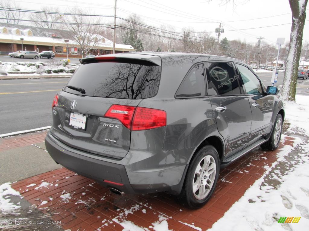 2007 MDX Technology - Nimbus Gray Metallic / Taupe photo #5