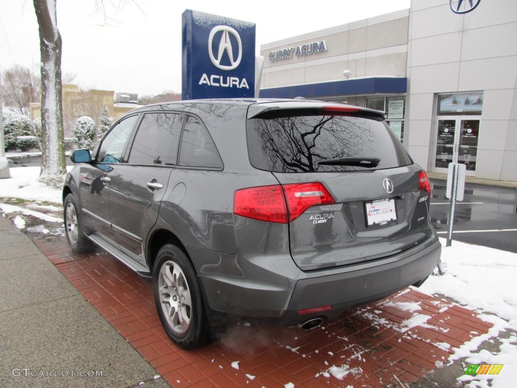 2007 MDX Technology - Nimbus Gray Metallic / Taupe photo #7