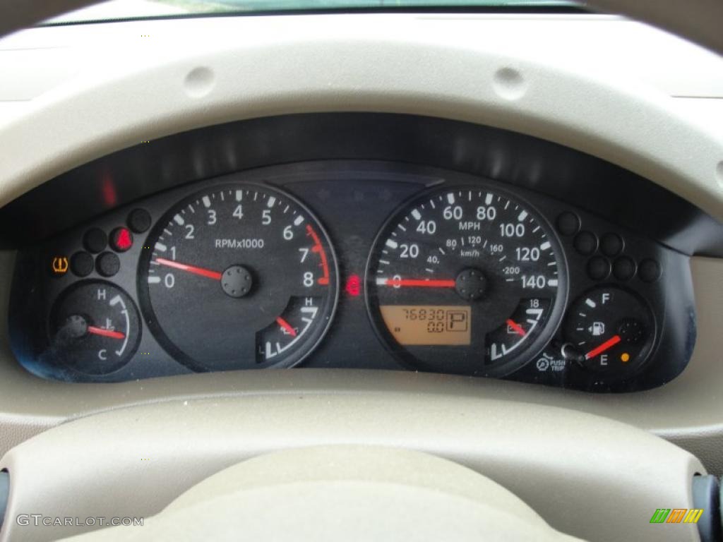 2006 Nissan Frontier SE King Cab Gauges Photo #47161383