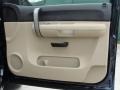 Light Cashmere/Ebony Black 2007 Chevrolet Silverado 1500 LT Crew Cab Door Panel