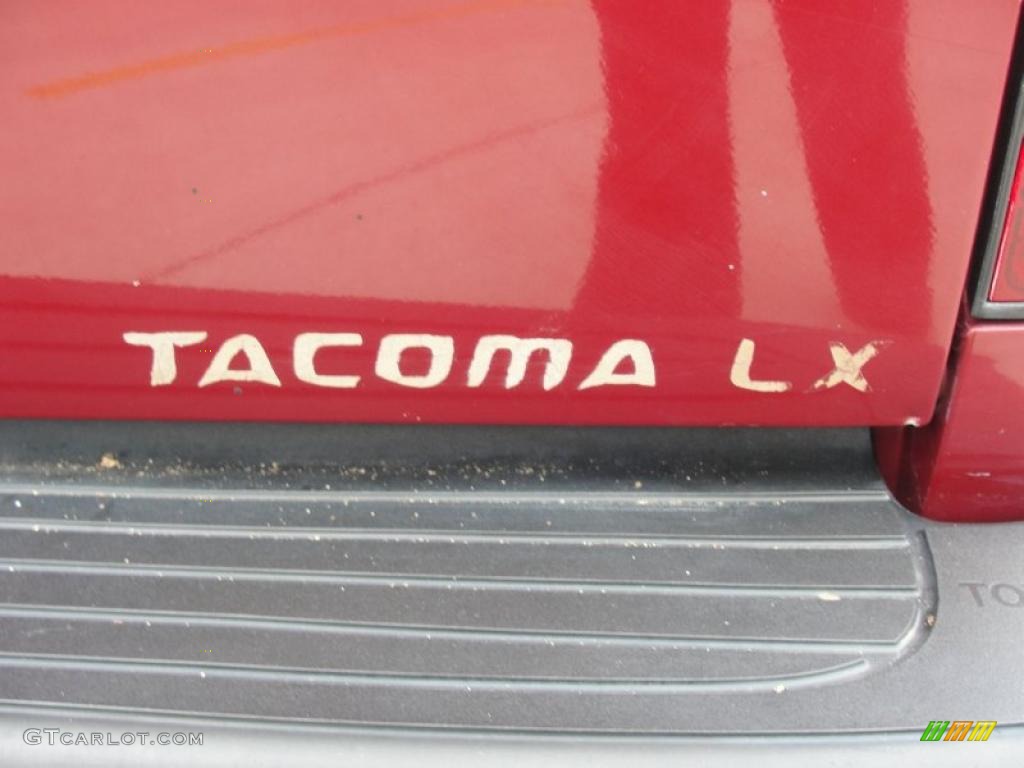 1996 Tacoma Extended Cab - Sunfire Red Pearl / Beige photo #22