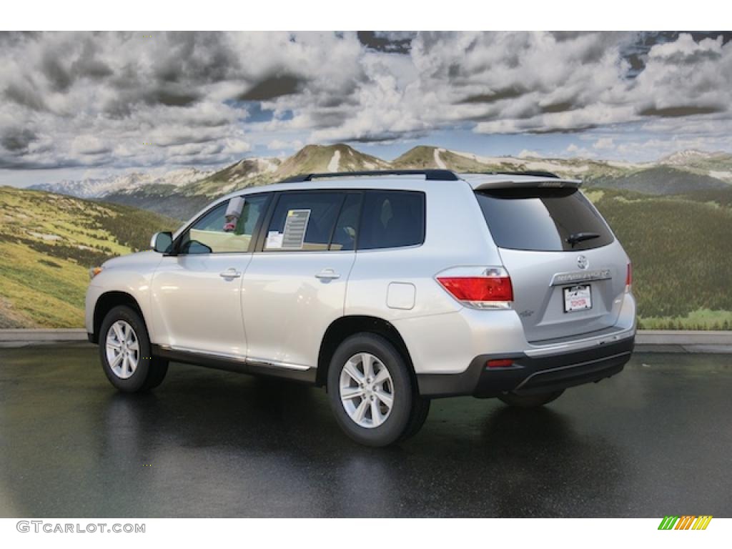 Classic Silver Metallic 2011 Toyota Highlander SE 4WD Exterior Photo #47162370