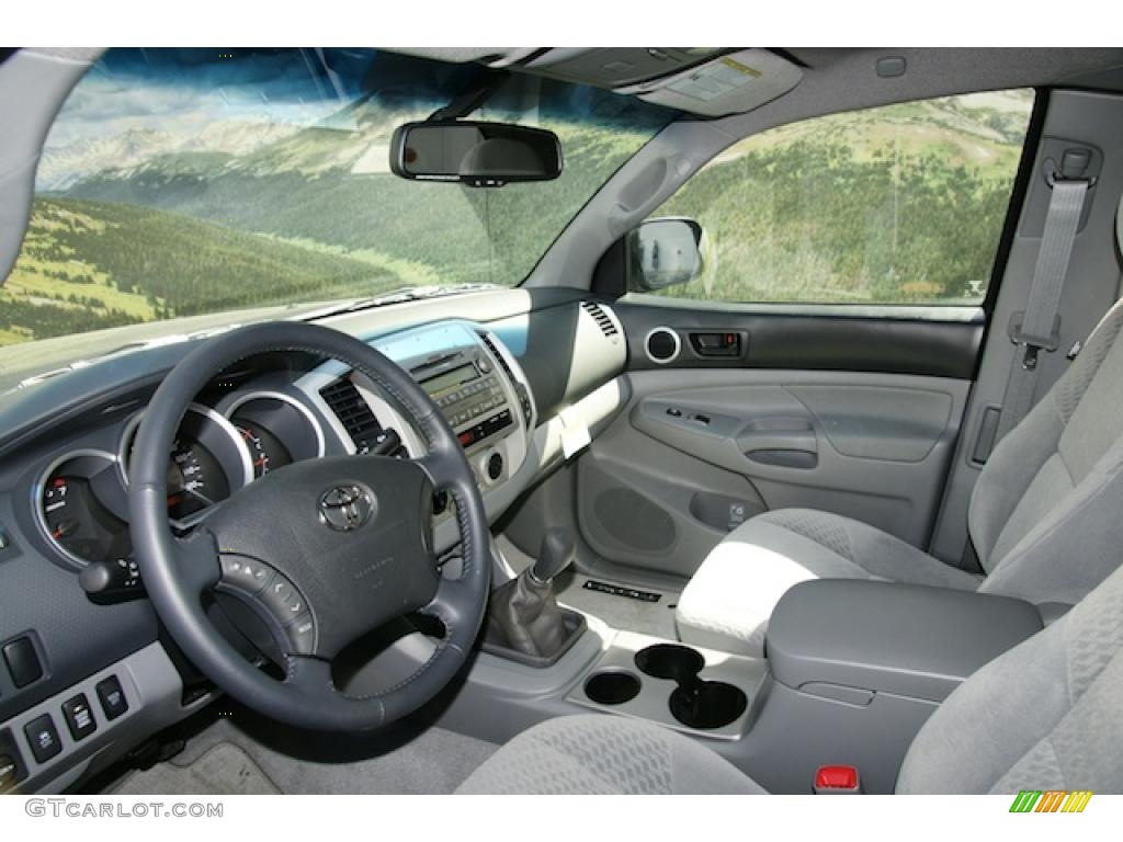 Graphite Gray Interior 2011 Toyota Tacoma V6 SR5 Access Cab 4x4 Photo #47162691