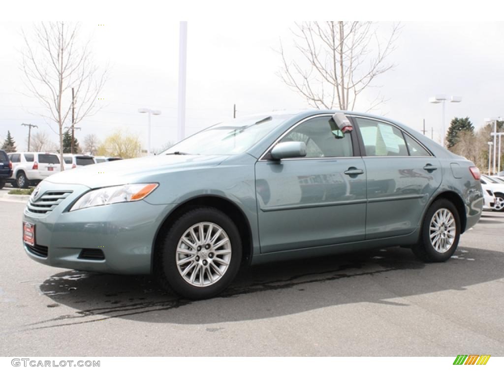 2009 Camry LE - Aloe Green Metallic / Ash photo #5