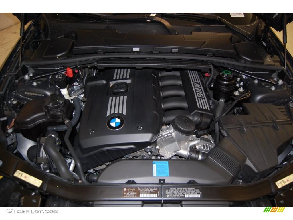 2008 3 Series 328i Coupe - Jet Black / Black photo #14