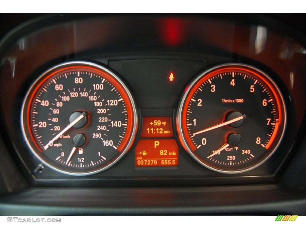 2008 3 Series 328i Coupe - Jet Black / Black photo #24