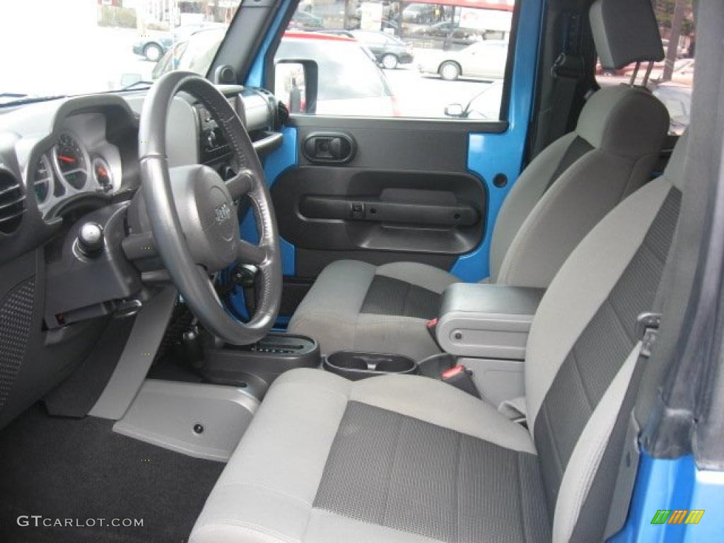 2010 Wrangler Sport 4x4 - Surf Blue Pearl / Dark Slate Gray/Medium Slate Gray photo #11