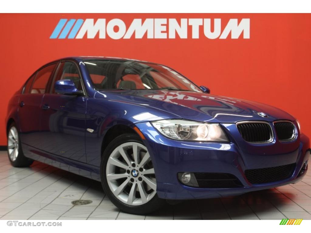 2009 3 Series 328i Sedan - Montego Blue Metallic / Oyster Dakota Leather photo #1