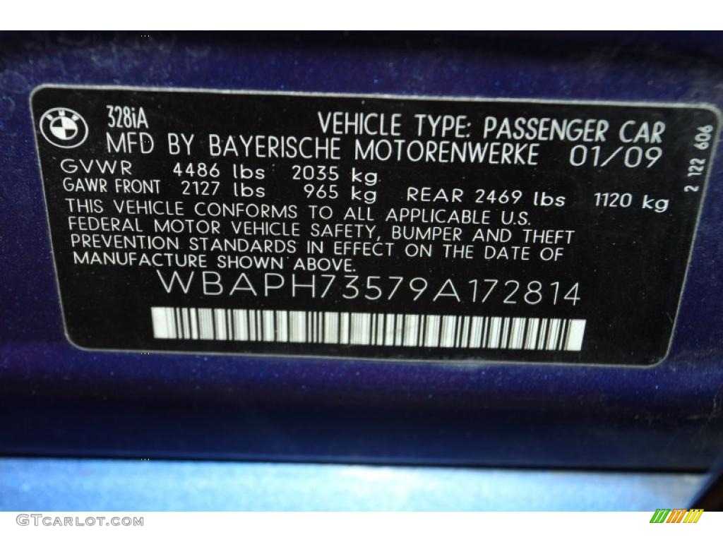 2009 3 Series 328i Sedan - Montego Blue Metallic / Oyster Dakota Leather photo #9