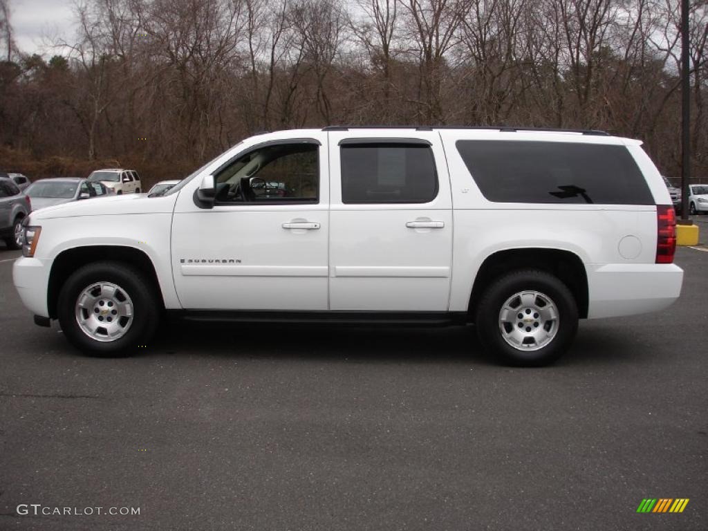 Summit White 2008 Chevrolet Suburban 1500 LT Exterior Photo #47165598