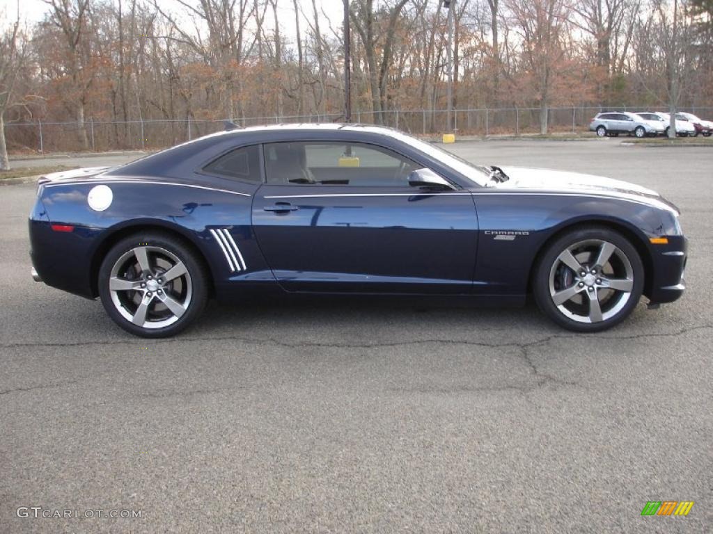2010 Camaro SS/RS Coupe - Imperial Blue Metallic / Black photo #7