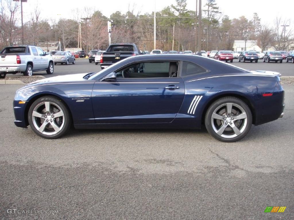 2010 Camaro SS/RS Coupe - Imperial Blue Metallic / Black photo #9