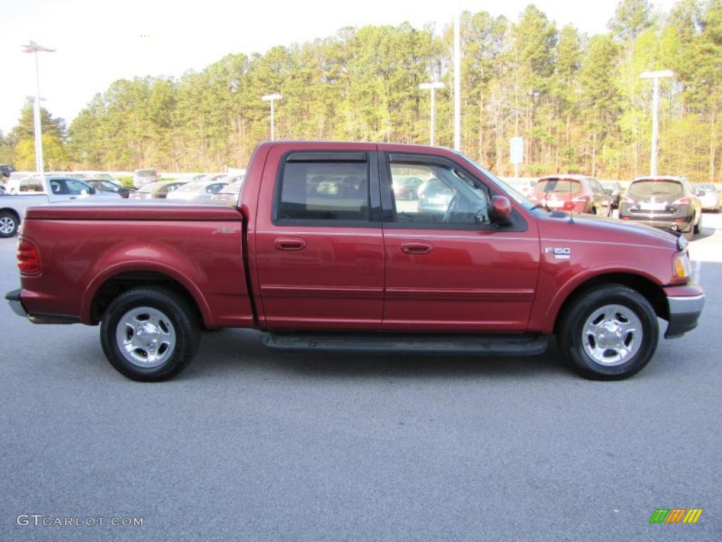 Toreador Red Metallic 2003 Ford F150 Lariat SuperCrew Exterior Photo #47167863