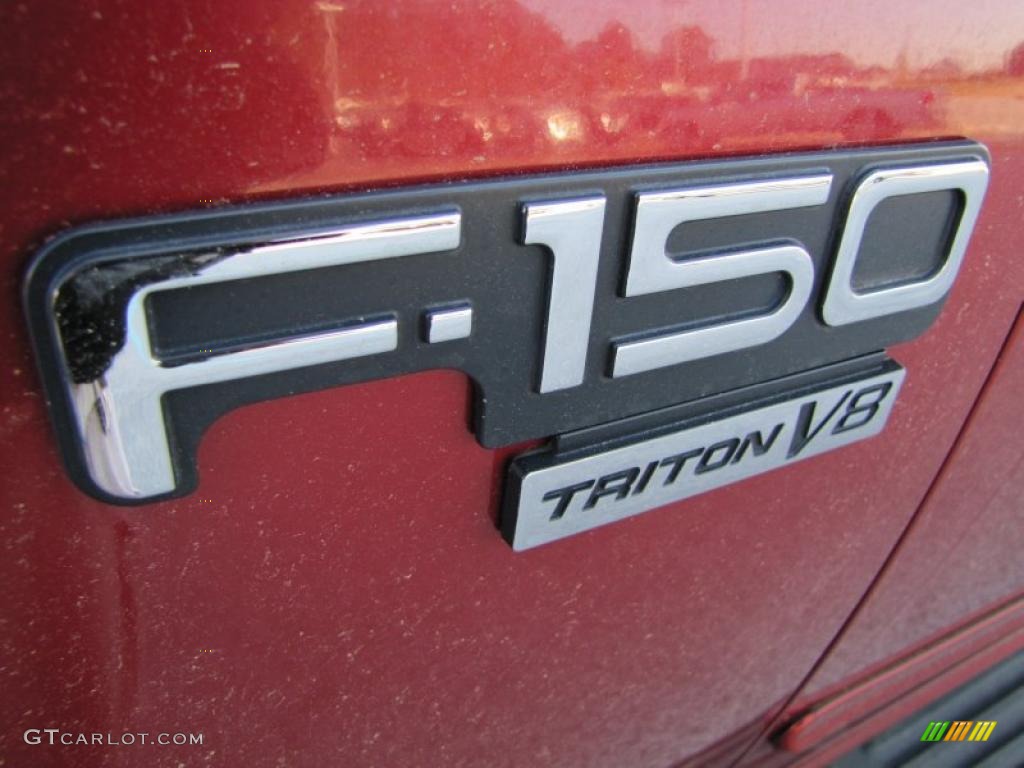 2003 F150 Lariat SuperCrew - Toreador Red Metallic / Medium Parchment Beige photo #10