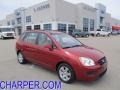 2008 Volcanic Red Kia Rondo LX V6  photo #1