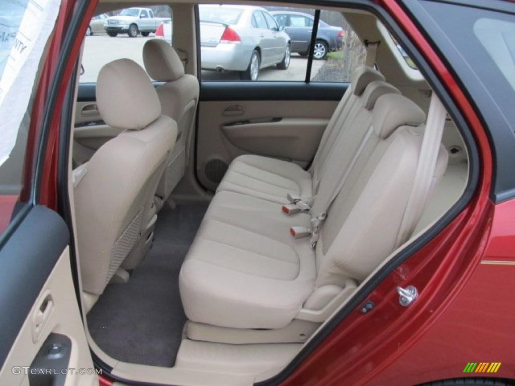 Beige Interior 2008 Kia Rondo LX V6 Photo #47168190