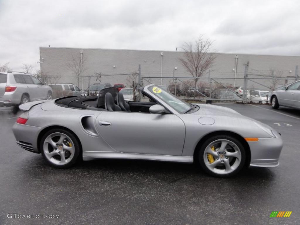 GT Silver Metallic 2005 Porsche 911 Turbo S Cabriolet Exterior Photo #47168505