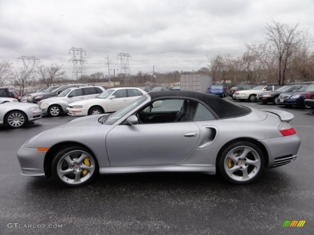 GT Silver Metallic 2005 Porsche 911 Turbo S Cabriolet Exterior Photo #47168808