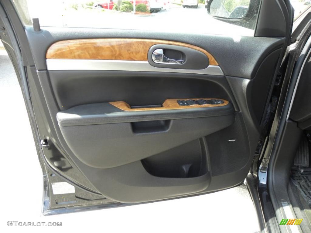 2008 Buick Enclave CX Ebony/Ebony Door Panel Photo #47168898