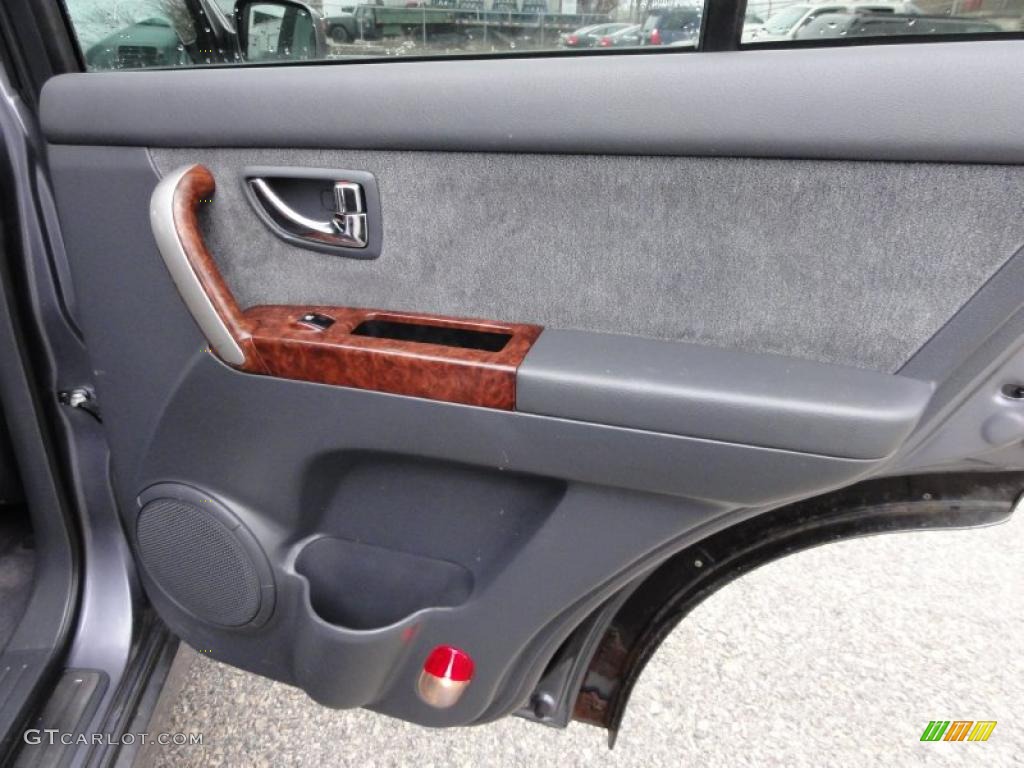 2003 Kia Sorento LX 4WD Gray Door Panel Photo #47169036