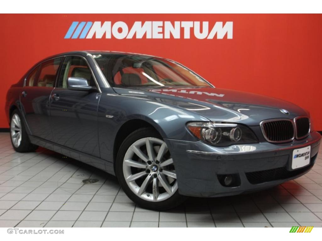 2008 7 Series 750Li Sedan - Titanium Grey Metallic / Beige photo #1