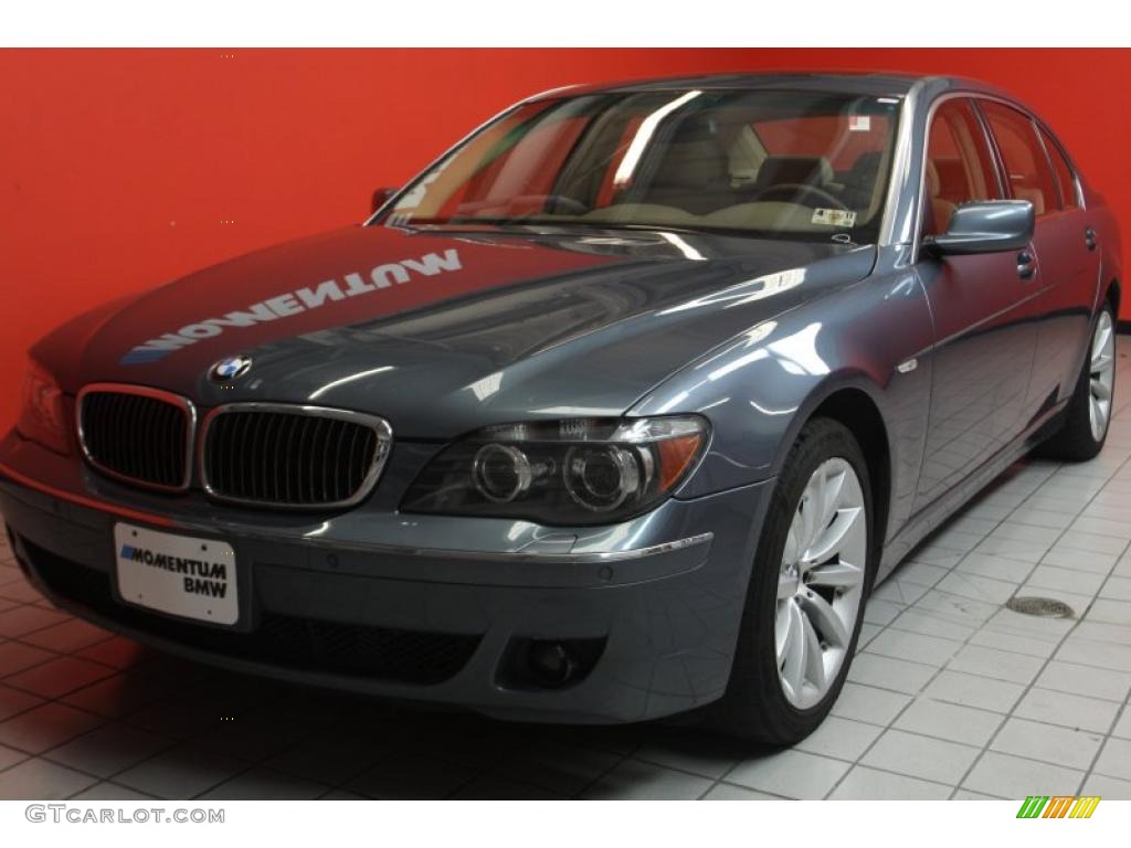 2008 7 Series 750Li Sedan - Titanium Grey Metallic / Beige photo #2