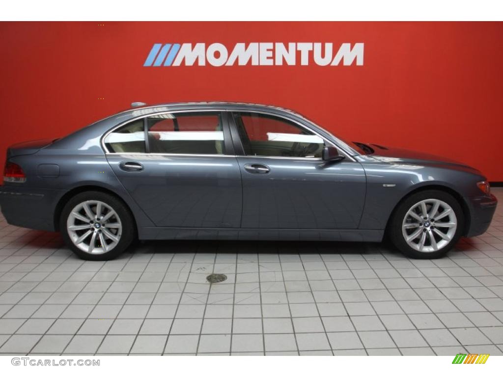 2008 7 Series 750Li Sedan - Titanium Grey Metallic / Beige photo #4