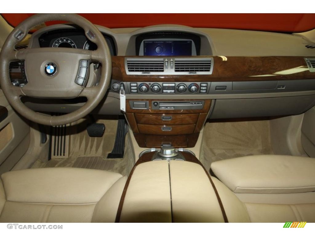 2008 7 Series 750Li Sedan - Titanium Grey Metallic / Beige photo #5