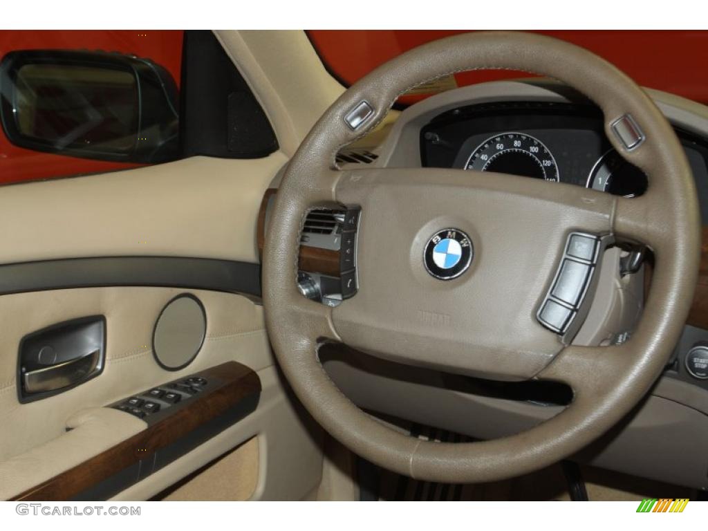 2008 7 Series 750Li Sedan - Titanium Grey Metallic / Beige photo #15