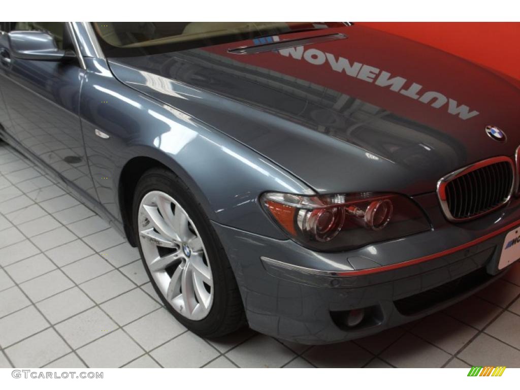 2008 7 Series 750Li Sedan - Titanium Grey Metallic / Beige photo #17