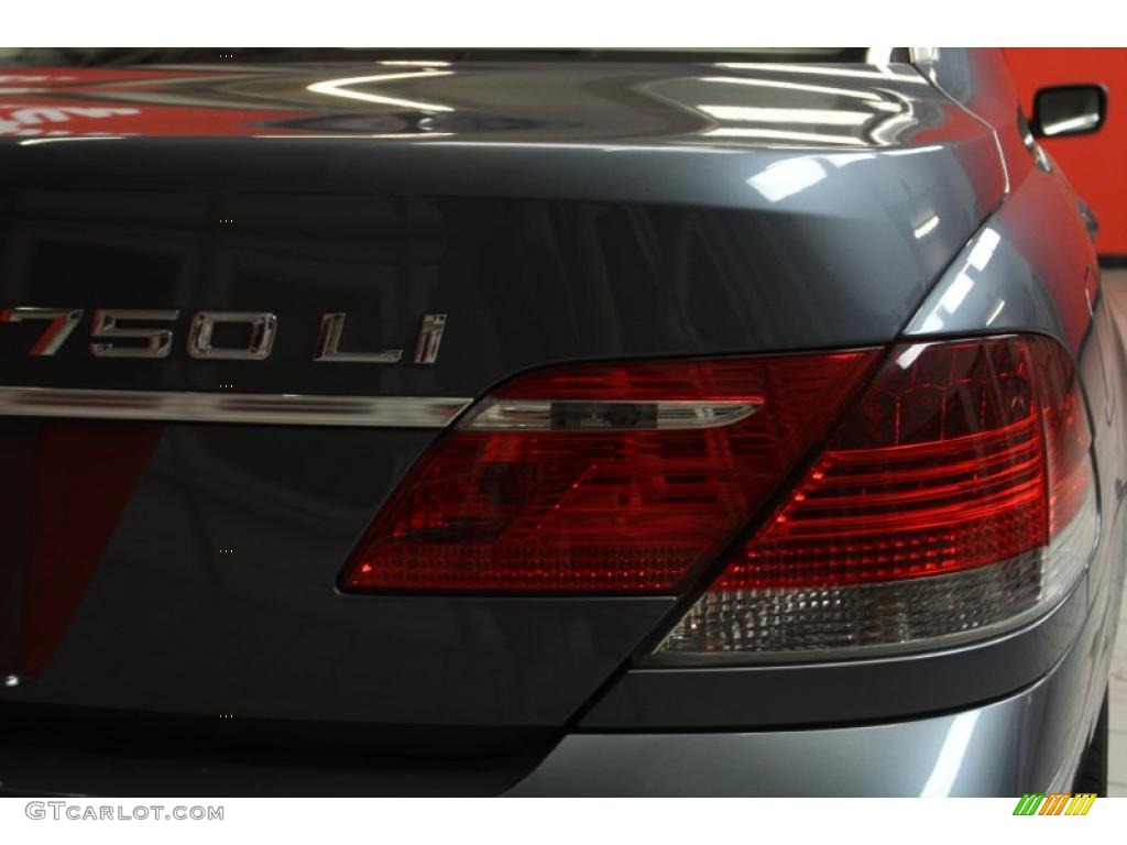 2008 7 Series 750Li Sedan - Titanium Grey Metallic / Beige photo #19