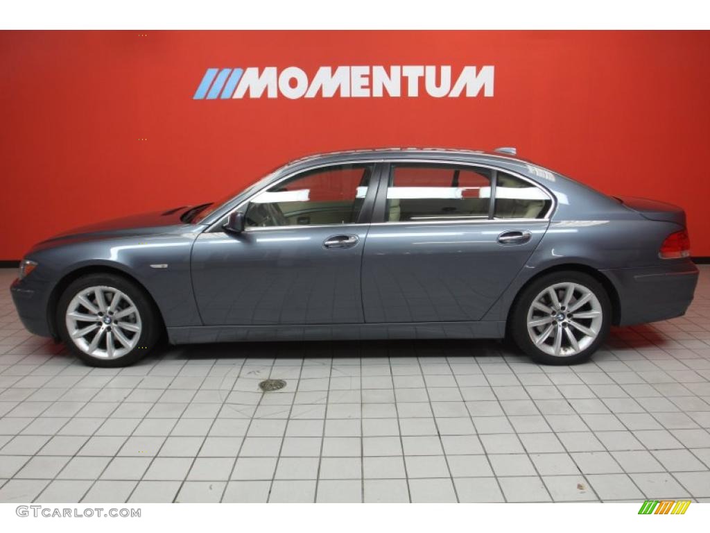2008 7 Series 750Li Sedan - Titanium Grey Metallic / Beige photo #21