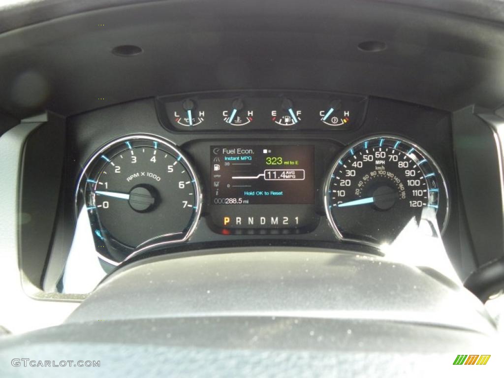 2011 Ford F150 XLT SuperCrew Gauges Photo #47169288