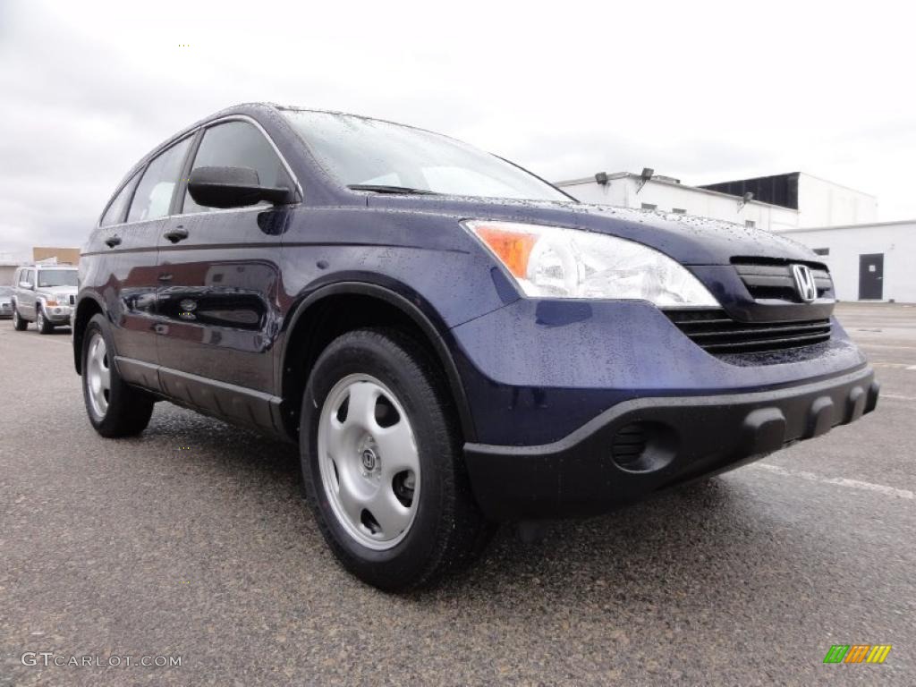 2008 CR-V LX 4WD - Royal Blue Pearl / Black photo #5