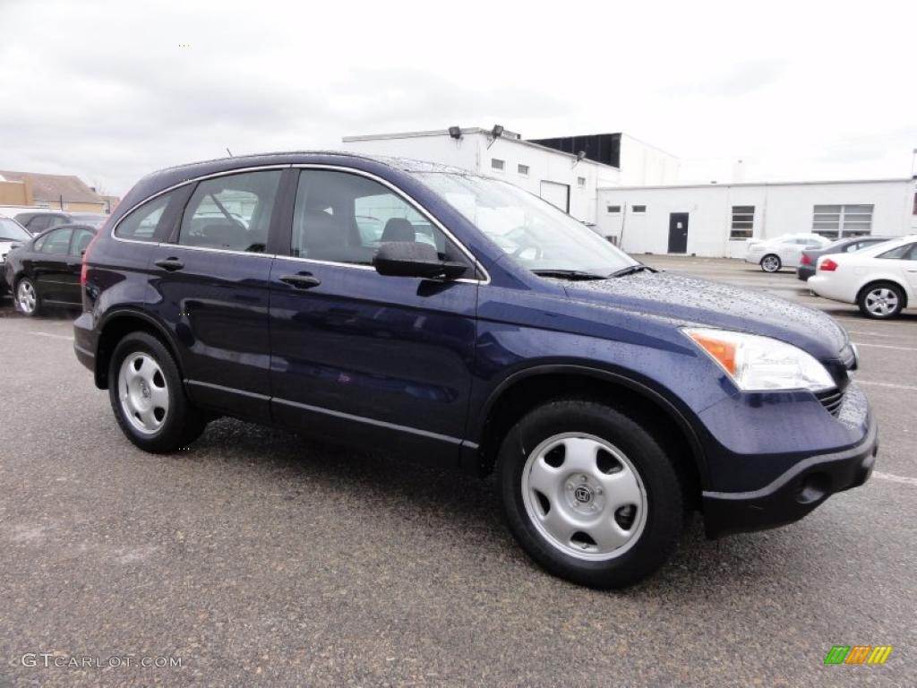 2008 CR-V LX 4WD - Royal Blue Pearl / Black photo #6