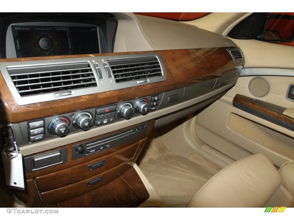 2008 7 Series 750Li Sedan - Titanium Grey Metallic / Beige photo #27